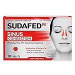 Sudafed PE Sinus Congestion Maximum