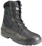 Savage Island Pro Patrol Boots Leather Army Combat Tactical Cadet Security Military, Black, 11 UK