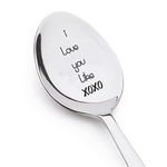 I Love You Like XOXO - Engraved Spoon for Coffee or Tea Spoon - Engraved Teaspoon for Your True Love -Proposal Gift - Gift for Him -Gift for Her - Gift for Friends - Spoon Gift # A45