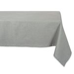 DII CAMZ38691 Artichoke Solid Chambray Tablecloth, 60x84,