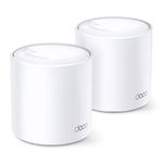 TP-Link Deco X20(2-Pack) AX1800 Whole Home Mesh Wi-Fi System, Next-Gen WiFi 6, Replace Routers and WiFi Extenders, HomeCare Build-in Antivirus, Parental Control, Compatible with Alexa (4000 sq ft)