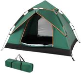 XJYMCOM Dome Tents Pop Up Camping Tent Automatic Camp 2-3 Person Canopy Lightweight Backpacking Tents for Hiking Backyard