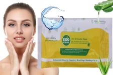 Eco Hygiene Bath Wet Wipes Towelettes with Aloe Vera and Vitamin E. Large Size Easy Bath Wet Wipes for Adults, Patients and Baby. Microwaveable Pack of 1 (10 Pulls)