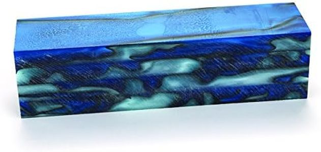 Woodriver Acrylic Turning Stock Blue Bayou 1-1/2" X 1-1/2" X 6"
