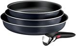 Tefal Ingenio Enjoy, Batterie de cuisine 4pièces, Poêles et casseroles légères, Technologie Light Tech, Poignée amovible, L7239143
