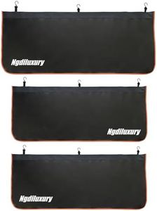 Fender Covers for Mechanics,3Pcs Microfiber Leather Car Fender with Stronger Magnets & Hooks Automotive Fender Protector Mats Pads for Sedans Trucks SUVs Station Wagon - Size L