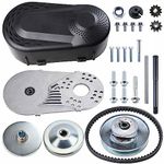 212CC Torque Converter 6.5 HP 3/4" Go Kart Mini Bike Comet Clutch 10T 40/41 and 12T 35 Chain Predator Driver Pulley Replacement Set - 30 Series