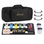 Donner DB-2 Portable Aluminum Guitar Effects Pedals Board and Waterproof Bag Set