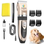 ZOIVANE Dog Trimmer | 6 Months Warranty | Rechargeable, Pet Grooming Kit, Dog and Cat Grooming Kit, Dog Trimmer for Shih Tzu, Labrador, German Shepherd & Golden Retriever, Fit for All Kinds of Pets