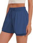 PINSPARK Womens Workout Shorts 2 in