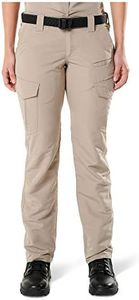 5.11 Women's Fast-TAC Cargo Tactical Pants, Style 64419, Khaki, 6/Long