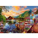 Jigsaw Puzzles for Adults 1000 Piece Puzzle for Adults 1000 Pieces Puzzle 1000 Pieces -Canoe Lake