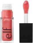 e.l.f. Glow Reviver Plumping Lip Oil, Tinted Lip Plumper for a High-Shine, Plump Finish, Infused with Jojoba Oil, Vegan & Cruelty-Free, Papayarazzi