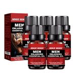 Men Enlarging Essential Oil，Sexual Enhancement Erection Penis Growth Oil Longer Thicker Penis Energy Massage Essential Oil Men Energy for Care Delay 10ml (5PCS)