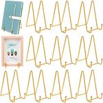 12 Pack 6 inch Plate Stands for Display Iron Plate Holders Easel Display Stand Metal Wire Frame Holder for Decorative Plate Dish,Picture,Photo,Desktop Art