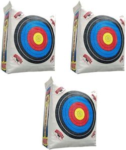 Morrell Weatherproof Supreme Range Adult Field Point Archery Bag Target with NASP Scoring Rings, Nucleus Center, and IFS Technology, White, 3 Pack