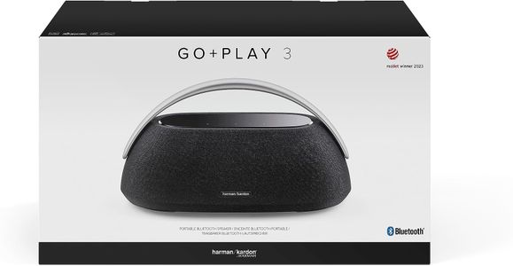 Harman Kardon Go + Play 3 Portable Bluetooth Speaker – Black