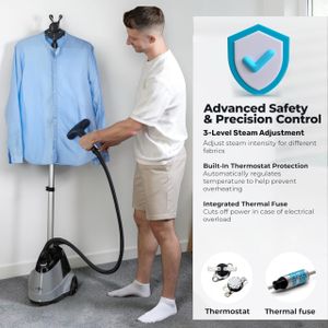 SA BI 2200W Garment Steamer – Powerful Handheld Clothes Steamer