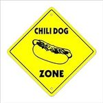 Chili Dog Crossing Sign Zone Xing |