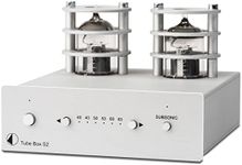 Pro-Ject Tube Box S2, High End Valve Phono Preamplifier (Silver)