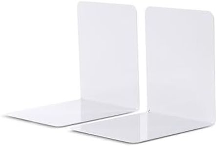 MAUL Serre-Livre en Métal (2 Pièces) 14 x 12 x 14 cm, Organisateur, Décoration pour le Livre, l'Étagère, le Bureau et la Maison, Métal Élégant dans un design Stylé, Protège les Meubles, Gris