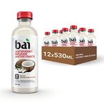 Bai Antioxidant Infusion Flavoured Water Beverage, Molokai Coconut, 530 mL, 12-Count