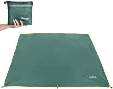 TRIWONDER Multifunction Waterproof Hammock Rain Fly Tent Tarp Footprint Camping Shelter Sunshade Beach Picnic Mat for Camping Hiking (02 Green, S - 2.2 x 1.5m)