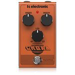 TC Electronic CHOKA TREMOLO Vintage-Flavored All-Analog Tremolo Pedal with 3-Knob Design and Seamless Morphing Between LFO Styles,Orange