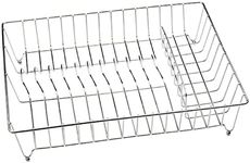 Wiltshire Stainless Steel Dish Drainer, 41 cm Length x 35 cm Width x 9 cm Height