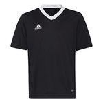 adidas Unisex-Kids Entrada 22 Jersey, Black, Medium