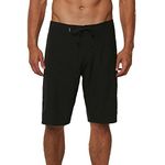 O'Neill Men's Superfreak Solid Boardshort, Black, 34