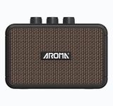 AROMA AG-04 Mini Amplifier, Electric Guitar and Bass, Bluetooth Included, USB Rechargeable, Aroma
