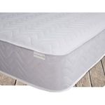 Starlight Beds - Shorty Mattress. Quilted Sprung Memory Foam Mattress. 2ft6 x 5ft9 (75cm x 175cm)