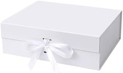 Gift Box with Lid, Collapsible Brid