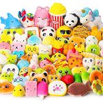 Karids squishies 10 pcs pack Jumbo Medium Mini Soft Squishy Cake/Panda/Bread/Buns Phone Straps Scented