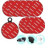 8 Pack 2.76"(70mm) Very High Bond Sticky Adhesive Replacement,Circle Double Sided Pads Gule for Dashboard/Windshield Suction Cup Phone Holder Car DVR Home Suction Hooks GPS Navigation (Red)