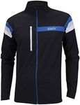 Swix Men's Focus Breathable Windproof Active Outdoor Cross Country Skiing Winter Sports Jacket, Black, Large