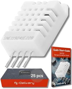 AZDelivery 25 x capteurs numériques de température et d'humidité DHT22 AM2302 compatibles avec Arduino et Raspberry Pi, e-Book Inclus!