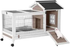 Aivituvin Rabbit Hutch Indoor Bunny