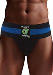 Champs Fighter Back Cover Supreme Gym Cotton Supporter with Cup Pocket Athletic Fit Brief Multi Sports Underwear Outdoor Inner and Wear Soft Underpant (L)