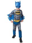 Rubie's Official Batman Comic Child's Classic Costume, Superhero Fancy Dress, Child's Size Medium Age 5-6, Height 116 cm