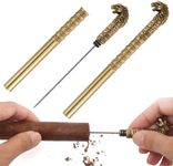 Scotte Vintage Cigar Draw Enhancer Tool Stainless Steel Precision Cigar Needle Practical Cigar Accessories for All Size Cigars