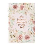 LAURET BLANC Daily Planner Undated, Schedule Your Day, Manage To-Do List, Wellness Tracker, Plan for 80 Days, Paperback. (She Believed She Could So She Did)