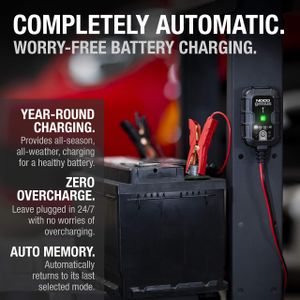 NOCO GENIUS1 Smart Battery Charger – 1A Automatic Maintainer