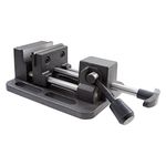 HHIP 3900-0183 Pro-Series High Grade Iron Quick Slide Drill Press Vise, 3" Width X 1.25" Depth Jaw, 3.5" Jaw Opening (Pack of 1)