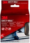 3M Safety-Walk Slip Resistant Tape, 4 in x 15 ft, Anti Slip Tape, Adhere Without Wrinkling, Curling, Tearing, Shrinking or Lifting, Self-Adhesive Backing For Quick & Easy Application (610B-R4X180)