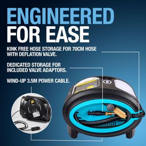 Ring Ultrainflate 30 Digital Tyre Inflator – Portable Air Compressor