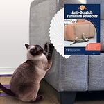 Stelucca Amazing Shields Cat Scratch Deterrent - 18-Pack, 17-inch x 12-inch Furniture Protectors from Cats for Couch - Clear, Anti-Scratch Pad and Sofa Protector…