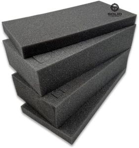 Solid Tactical Ammo Box Foam Insert - Custom Foam Liner for 50 Cal M2A1 Metal Ammo Storage Boxes