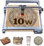 Creality Laser Engraver Machine 10W Output Power, 72W DIY Laser Engraving Machine 0.06mm High Precision Laser Cutter and Engraver for Wood and Metal, Paper, Acrylic, Glass, Leather etc, 17" x 16"